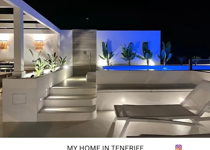 -atlantic- By Myhomeintenerife, Luxury Private Heated Pool ヴィラ