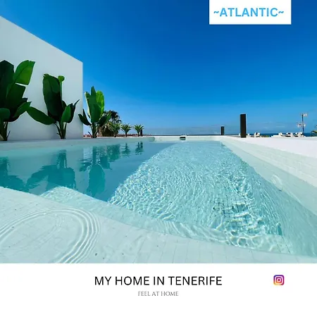 -atlantic- By Myhomeintenerife, Luxury Private Heated Pool * Palm-mar