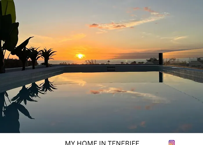 -atlantic- By Myhomeintenerife, Luxury Private Heated Pool Vila Palm-mar